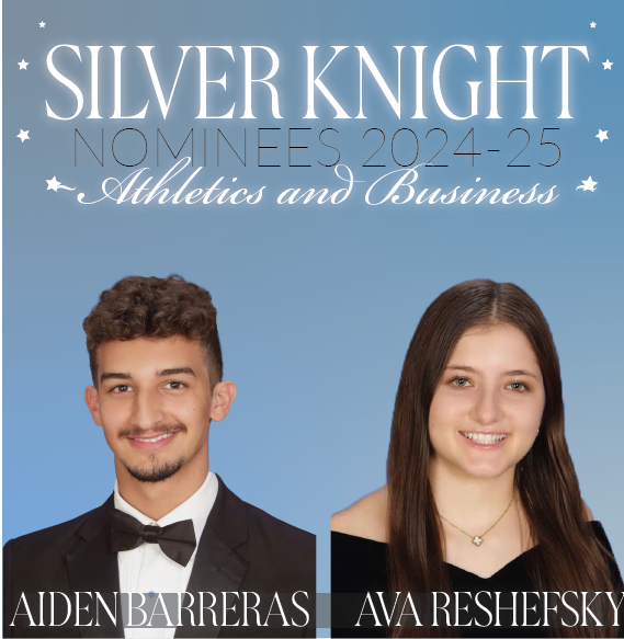 MPSH'S 2024-25 Silver Knight Nominees: Aiden Barreras for Athletics and Ava Reshefsky for Business